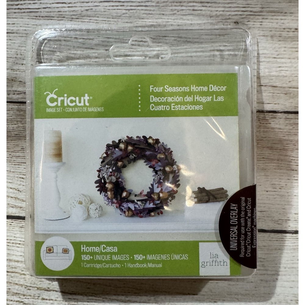 2015 Provocraft Cricut Four Seasons Home Decor Image Set New in Pkg Tub14